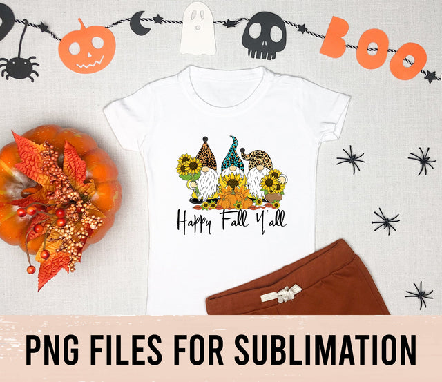 Leopard Print Gnome PNG, Happy Fall Y'all Gnome Sublimation, Sunflower png, Laurie Furnell, Fall PNG Sublimation,Autumn Gnome T-shirt PNG SVG BOO-design 