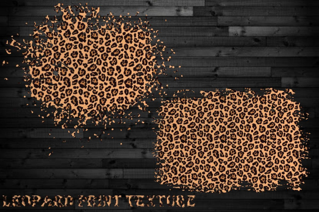 Leopard print labels pack, Leopard Background Patches, Splash Sublimat ...