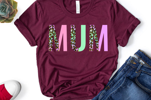 Leopard Print Mum Sublimation I Mothers Day Sublimation Sublimation Happy Printables Club 