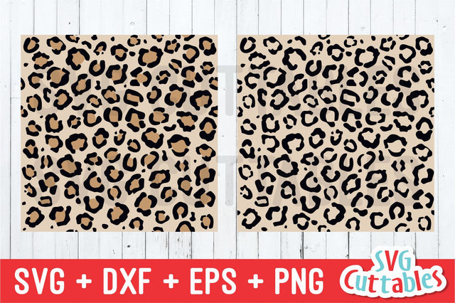 Leopard Print Pattern Svg Cuttables 