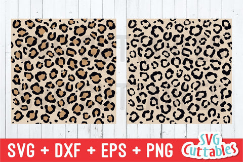 Leopard Print Pattern Svg Cuttables 