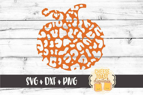 Leopard Print Pumpkin - Pumpkin SVG File SVG Cheese Toast Digitals 