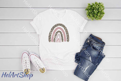 Leopard print rainbow Sublimation png Sublimation _HelArtShop_ 