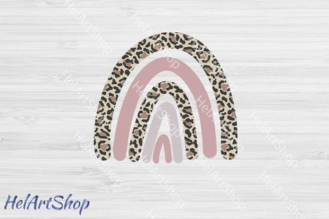 Leopard print rainbow Sublimation png Sublimation _HelArtShop_ 