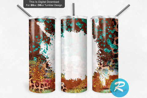 Leopard Print Rodeo 20 oz / 30 oz Tumbler PNG Sublimation Regulrcrative 