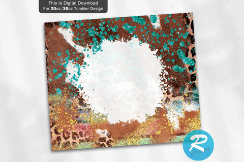 Leopard Print Rodeo 20 oz / 30 oz Tumbler PNG Sublimation Regulrcrative 