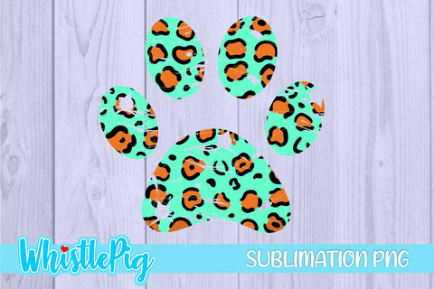 Leopard Print Sublimation Paw Print Sublimation Grunge Sublimation Grunge Leopard Paw Print Sublimation Bundle Leopard Sublimation Animal Sublimation Whistlepig Designs 