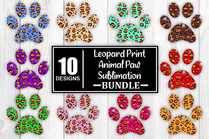 Leopard Print Sublimation Paw Print Sublimation Grunge Sublimation Grunge Leopard Paw Print Sublimation Bundle Leopard Sublimation Animal Sublimation Whistlepig Designs 