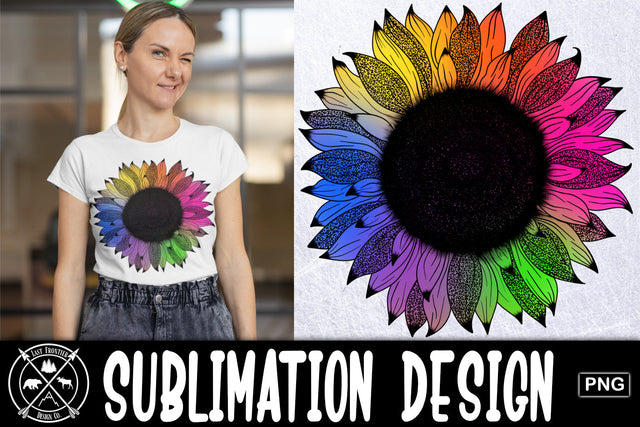 Leopard Print Sunflower Sublimation|Sublimation PNG Sublimation Last Frontier Design Co. 