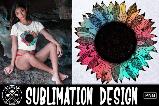 Leopard Print Sunflower Sublimation|Sublimation PNG Sublimation Last Frontier Design Co. 
