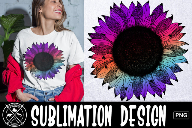 Leopard Print Sunflower Sublimation|Sublimation PNG Sublimation Last Frontier Design Co. 