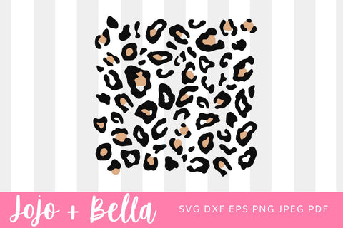 Leopard Print Svg, Layered Leopard Print Svg, Layered Cheetah Print Svg, Beartrendz, Leopard Print for Sublimation, Leopard Spots Svg SVG Jojo&Bella 