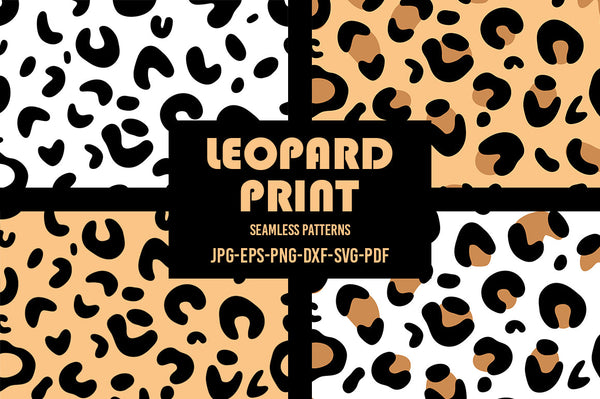 Leopard pattern. Leopard print SVG. Leopard background By IrinaShishkova