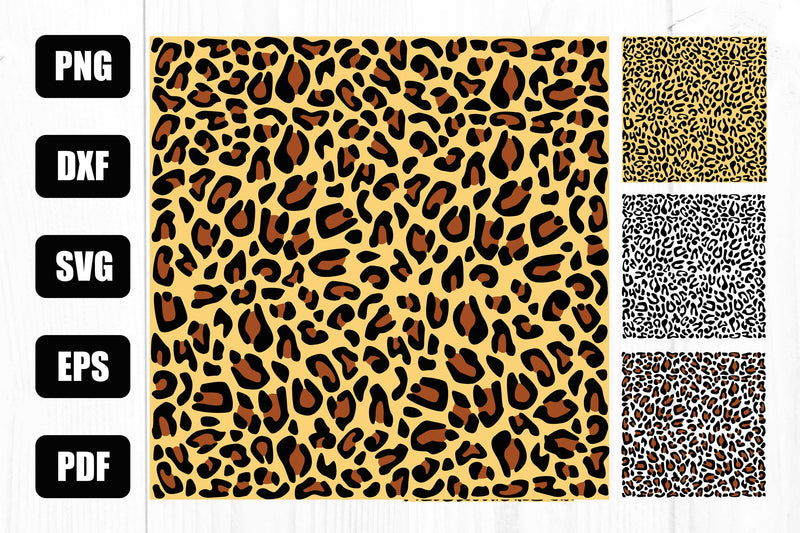 Leopard Print Svg, Leopard Pattern Svg, Animal Print Svg SVG Litke Designs 