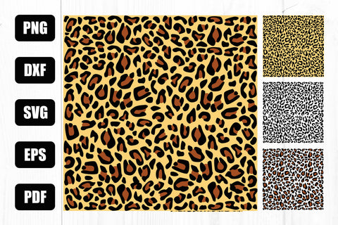 Leopard Print Svg, Leopard Pattern Svg, Animal Print Svg SVG Litke Designs 