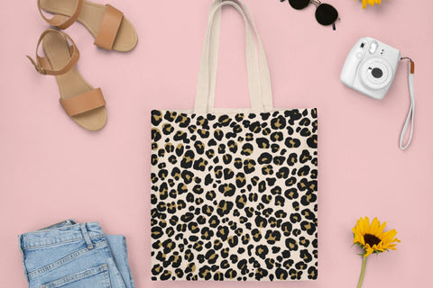 Leopard Print SVG Seamless Leopard Background SVG OrangeBrushStudio 