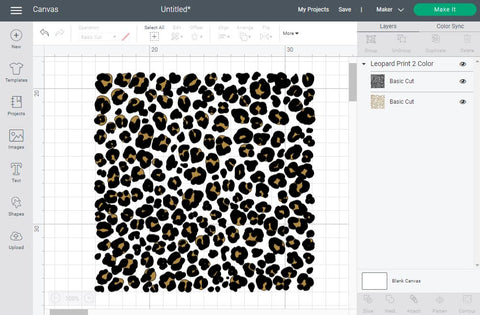 Leopard Print SVG Seamless Leopard Background SVG OrangeBrushStudio 