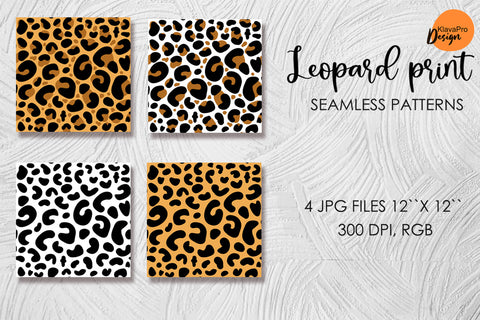 leopard print svg Seamless pattern Leopard pattern svg Digital Pattern Klava P 
