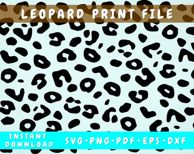 Leopard Print SVG SVG HappyDesignStudio 