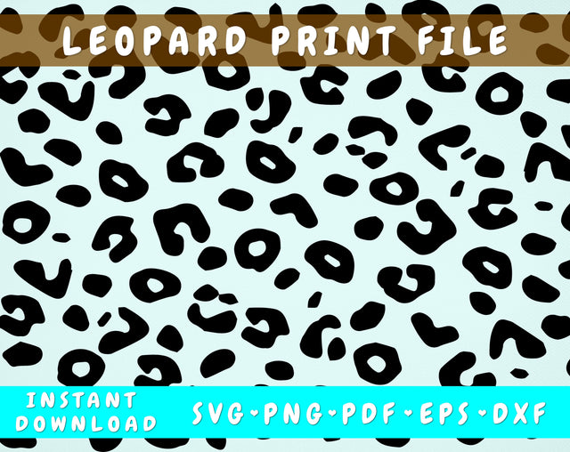 Leopard Print SVG SVG HappyDesignStudio 