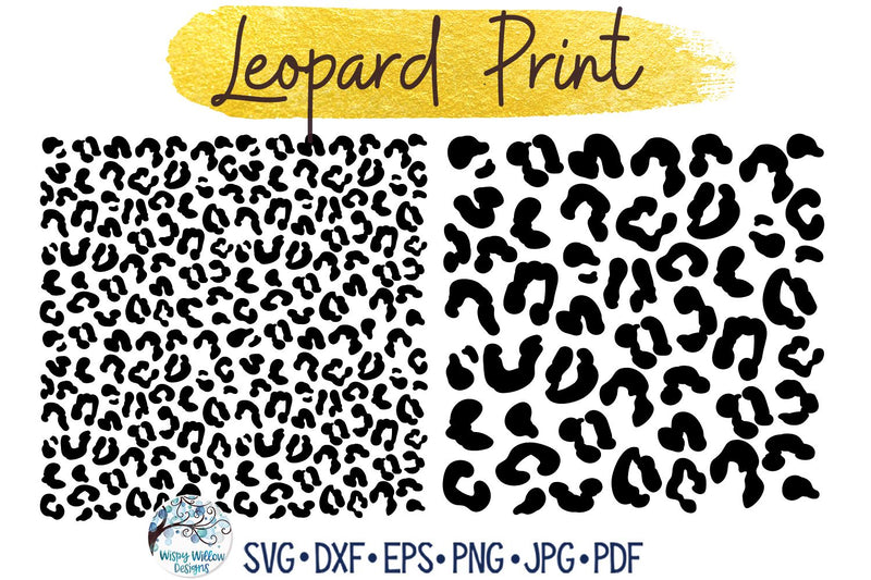 Leopard Print SVGs SVG Wispy Willow Designs 