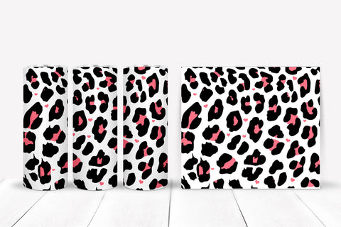 Leopard Print Tumbler I Valentines Day Sublimation Tumbler Sublimation Happy Printables Club 