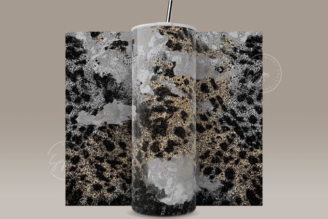 Leopard Print Tumbler Wrap, Cheetah Print Design, Skinny Tumbler 20 oz Design PNG, Seamless Sublimation Travel Tumbler Sublimation Syre Digital Creations 