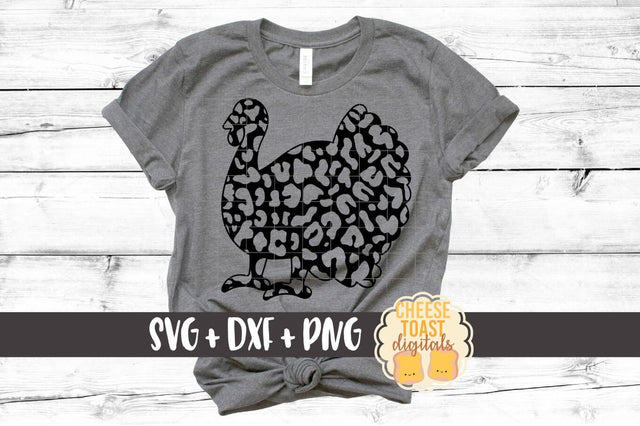 Leopard Print Turkey - Thanksgiving SVG File SVG Cheese Toast Digitals 