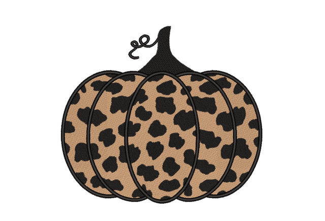Leopard Pumpkin Embroidery Design Embroidery/Applique DESIGNS Nino Nadaraia 