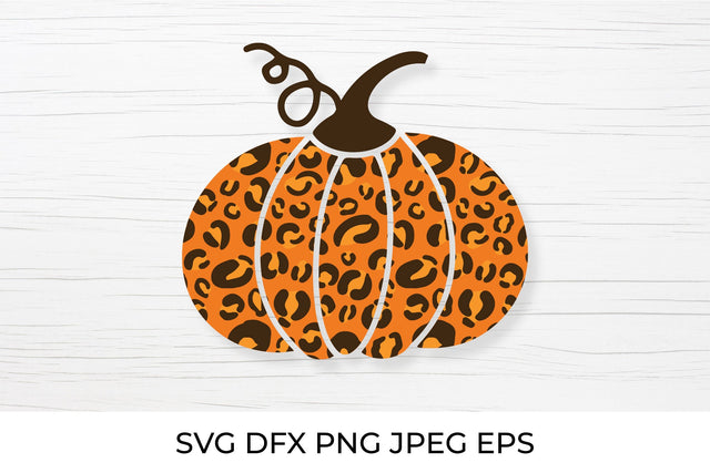 Leopard Pumpkin. Fall decorations. Thanksgiving SVG SVG LaBelezoka 