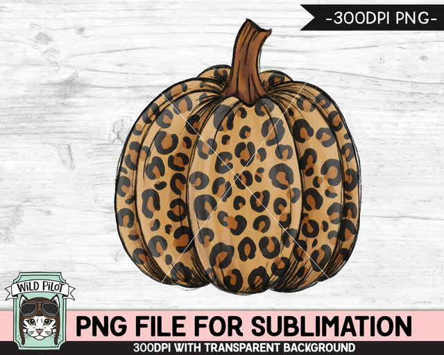 Leopard Pumpkin SUBLIMATION design PNG, Leopard Pumpkin png file, Cheetah Pumpkin sublimation, Fall png, Autumn png, Halloween png, Thanksgiving png Sublimation Wild Pilot 