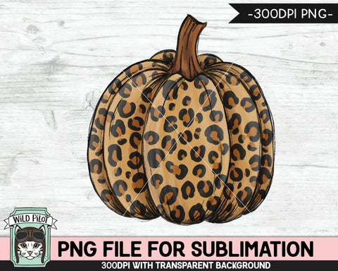 Leopard Pumpkin SUBLIMATION design PNG, Leopard Pumpkin png file, Cheetah Pumpkin sublimation, Fall png, Autumn png, Halloween png, Thanksgiving png Sublimation Wild Pilot 