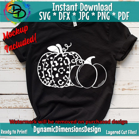 Leopard Pumpkin SVG DynamicDimensionsDesign 