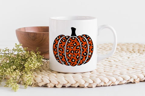 Leopard Pumpkin SVG | Fall Pumpkins SVG | Autumn Decor SVG B Renee Design 