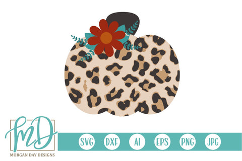 Leopard Pumpkin SVG Morgan Day Designs 