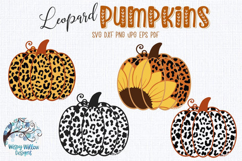 Leopard Pumpkin SVGs SVG Wispy Willow Designs 