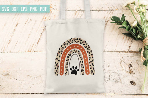 Leopard Rainbow SVG | Dog Mom Rainbow SVG | Dog SVG SVG Irina Ostapenko 