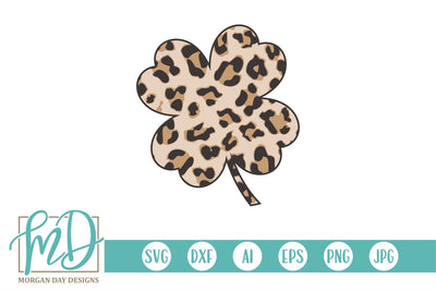 Leopard Shamrock SVG Morgan Day Designs 