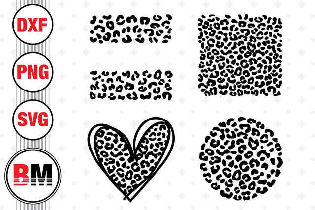 Leopard Shape SVG, PNG, DXF Files SVG BMDesign 
