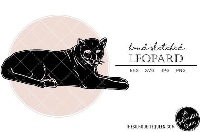 Leopard Sketch Vector SVG Loveleen Kaur 