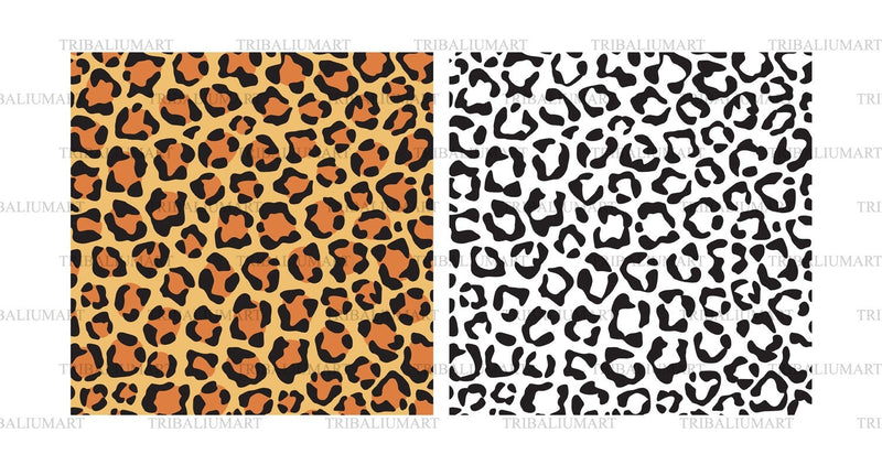 Leopard skin background (pattern) SVG TribaliumArtSF 