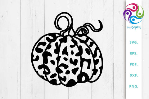 Leopard Skin Pumpkin SVG File SVG Sintegra 
