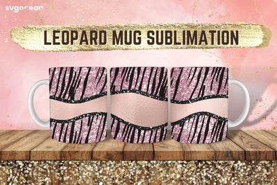 Leopard Sublimation | PNG Bundle | Mug Wrap Sublimation SvgOcean 