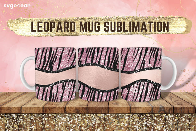Leopard Sublimation | PNG Bundle | Mug Wrap Sublimation SvgOcean 