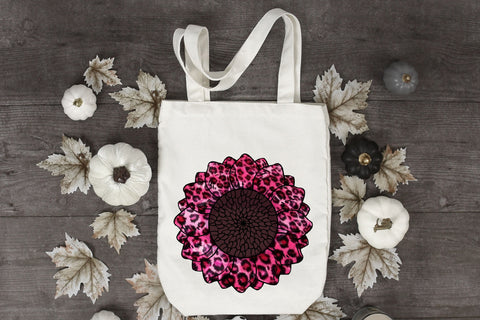 Leopard Sunflower Sublimation Sublimation Rupkotha 