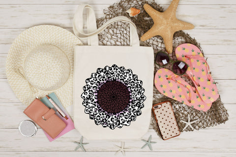 Leopard Sunflower Sublimation Sublimation Rupkotha 