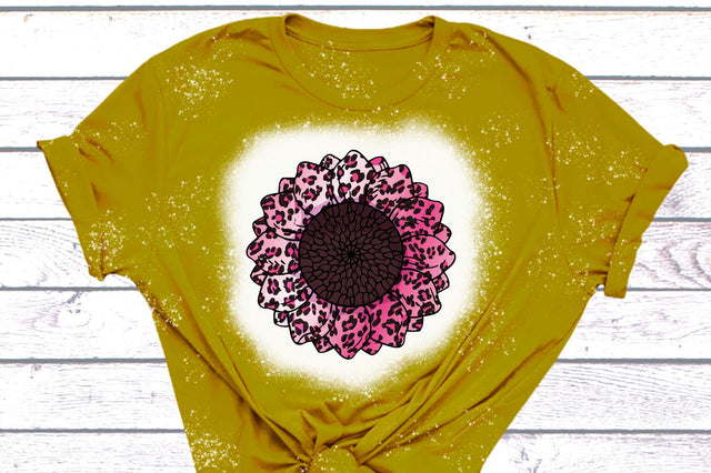 Leopard Sunflower Sublimation Sublimation Rupkotha 