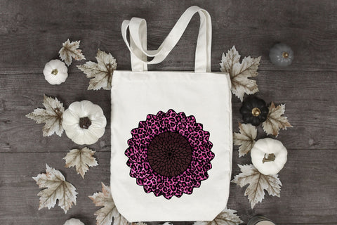 Leopard Sunflower Sublimation Sublimation Rupkotha 