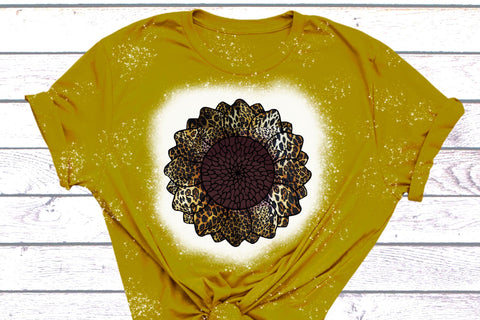 Leopard Sunflower Sublimation Sublimation Rupkotha 