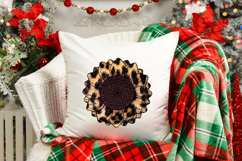 Leopard Sunflower Sublimation Sublimation Rupkotha 